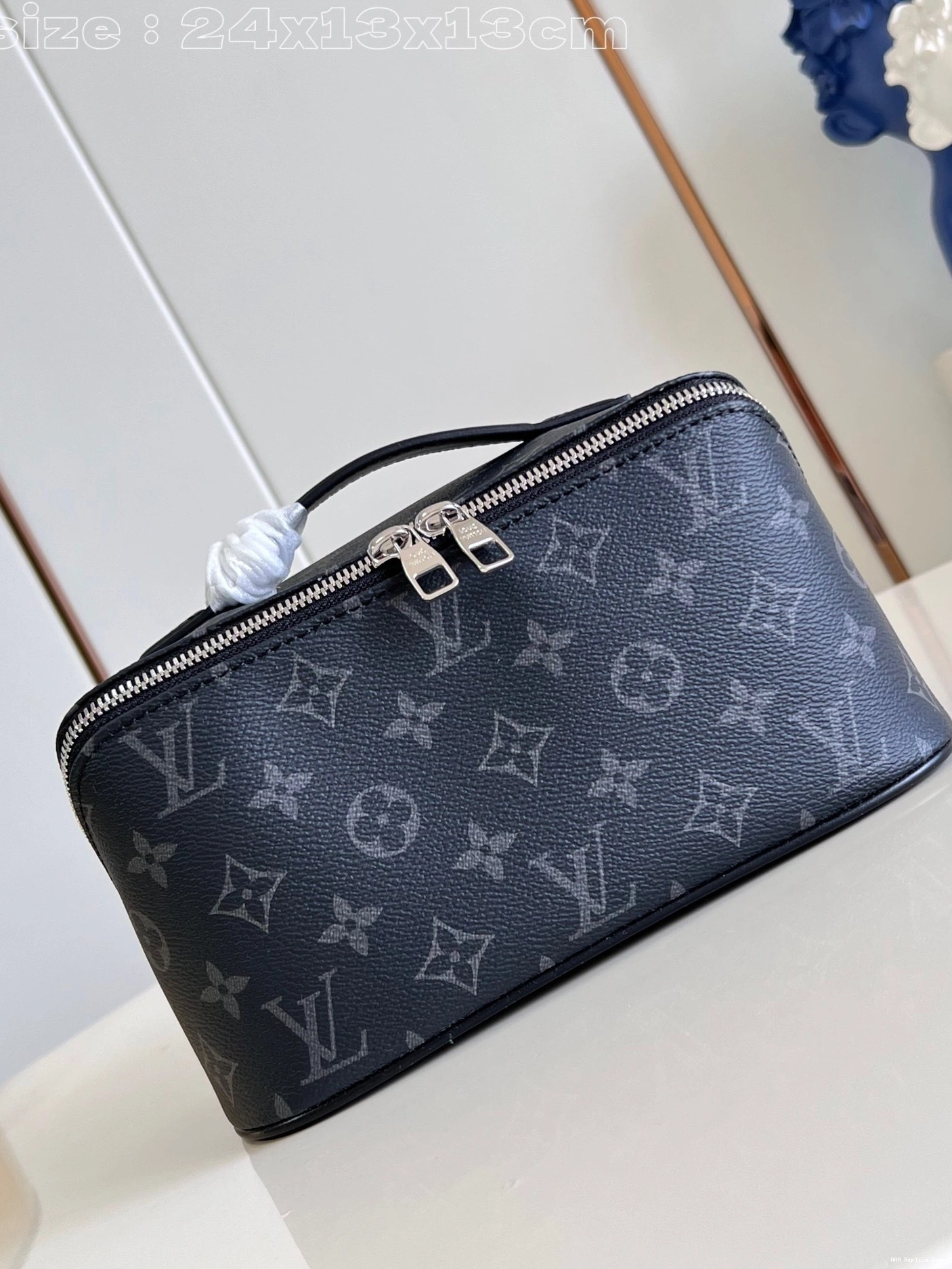 Aaa replica ru BAG-24*13*13CM VUITTON LOUIS TOILETRY 0816